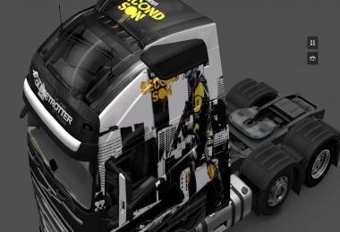 Infamous Second Son Volvo 2013 Truck With LightBox