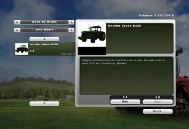 John Deere 8320 More Realistic