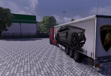 Lamborghini Aventador Roadster Trailer Skin