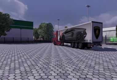 Lamborghini Aventador Roadster Trailer Skin