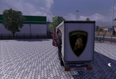 Lamborghini Aventador Roadster Trailer Skin