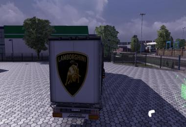 Lamborghini Aventador Roadster Trailer Skin