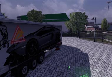 Lamborghini Aventador Roadster Trailer Skin