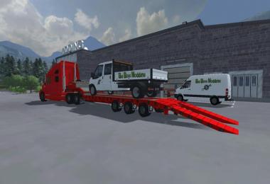 Low Loader Galtrailer Red v1.0