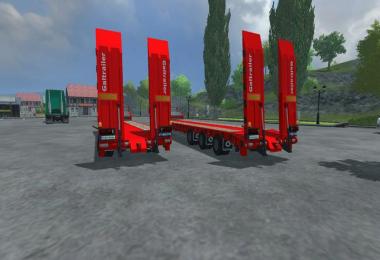 Low Loader Galtrailer Red v1.0