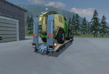 Pack Low Loader Galtrailer v1.0 Blue