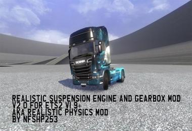 Realistic Suspension, Engine & Gearbox Mod v2.0