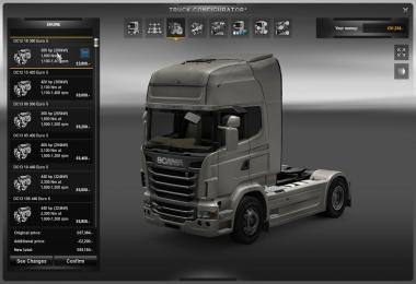 Scania Engine and Gearbox Mod