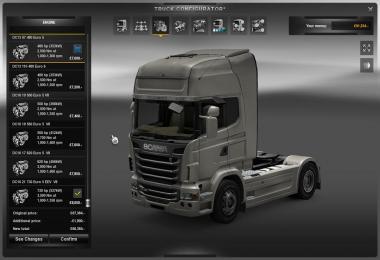 Scania Engine and Gearbox Mod