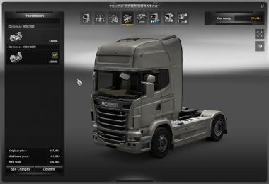 Scania Engine and Gearbox Mod