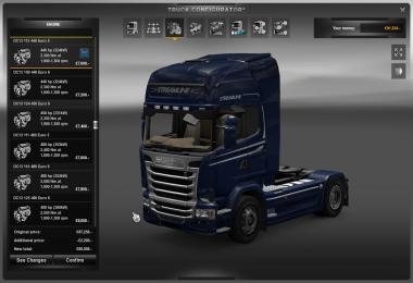 Scania Engine and Gearbox Mod