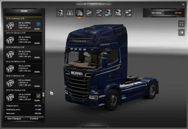 Scania Engine and Gearbox Mod