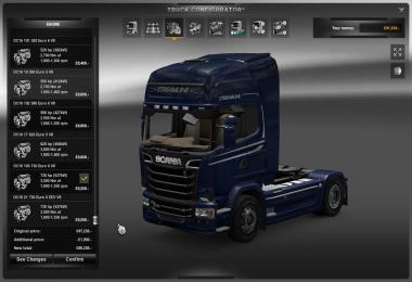 Scania Engine and Gearbox Mod