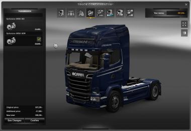 Scania Engine and Gearbox Mod