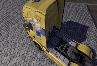 Scania Homer Simpsons Skin