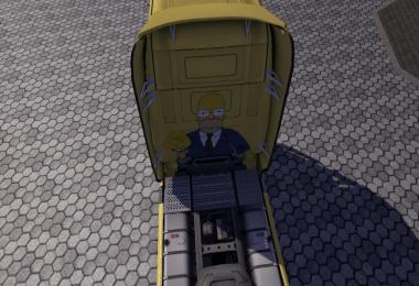 Scania Homer Simpsons Skin