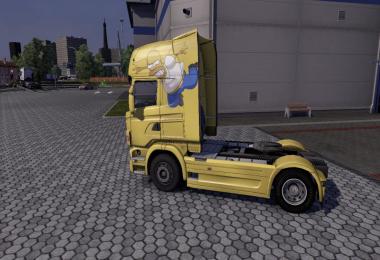 Scania Homer Simpsons Skin