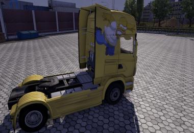 Scania Homer Simpsons Skin