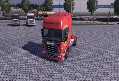 Scania R CocaCola and MezzoMix skins