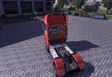 Scania R CocaCola and MezzoMix skins