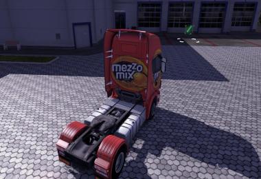 Scania R CocaCola and MezzoMix skins