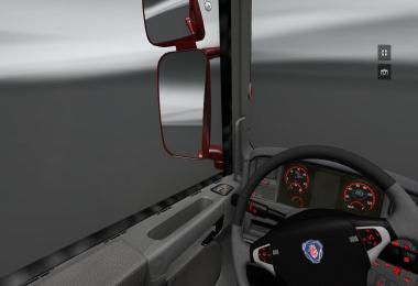 Scania R2009 Red & Black interior