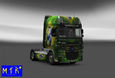 Skin DAF XF Brasil 2014