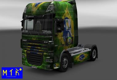 Skin DAF XF Brasil 2014