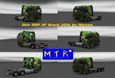 Skin DAF XF Brasil 2014