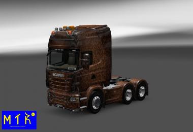 Skin Scania Cat 3D and Ferrugem