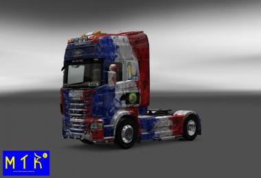 Skin Scania France Copa 2014