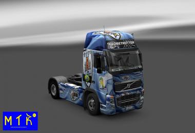 Skin Volvo FH 16 Uruguay Copa 2014