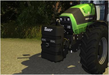 Suer 800kg weights Pack v1.0