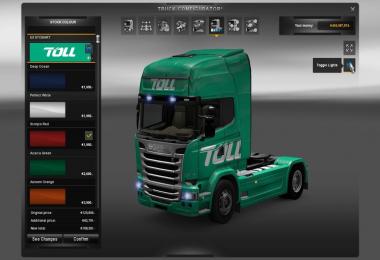 Toll Scania R and Streamline Skins