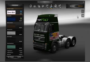 Volvo FH 2009 Military Cargo Skin