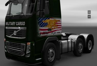 Volvo FH 2009 Military Cargo Skin