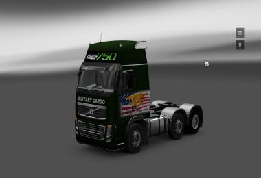 Volvo FH 2009 Military Cargo Skin