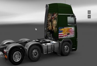 Volvo FH 2009 Military Cargo Skin