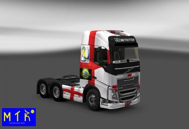 Volvo FH 2012 England Copa 2014 Skin v2