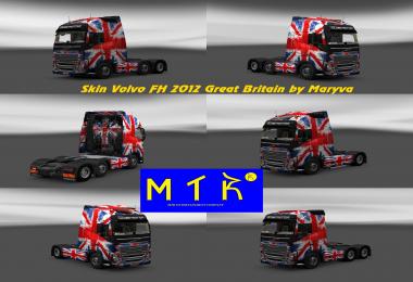 Volvo FH 2012 England Copa 2014 Skin