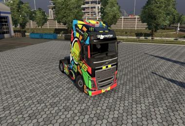 Volvo Valentino Rossi 46 Sun and Moon Skin