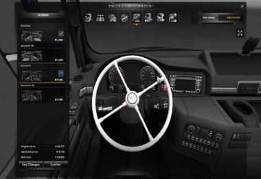 White Steering Wheel Pack