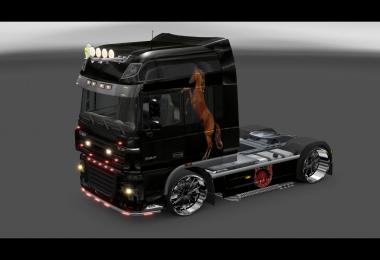 DAF XF skin caballos