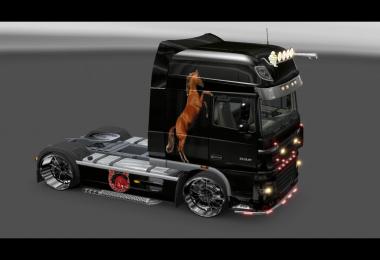 DAF XF skin caballos