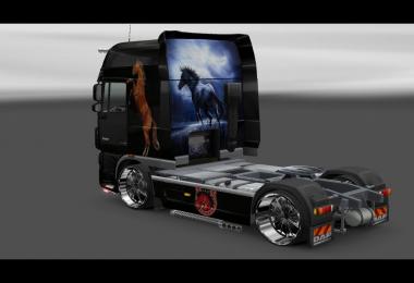 DAF XF skin caballos