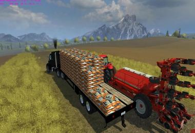 Flatebed Refillable Seed Trailer v1.1