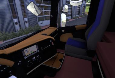 Interior Scania R Orange/black 1.9.22