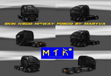 Iveco Hi Way Fosco Schuwarz Skin