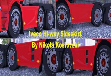 Iveco Hi-way Sideskirts 6x2 & 6x4