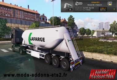 Lafarge Cement Trailer